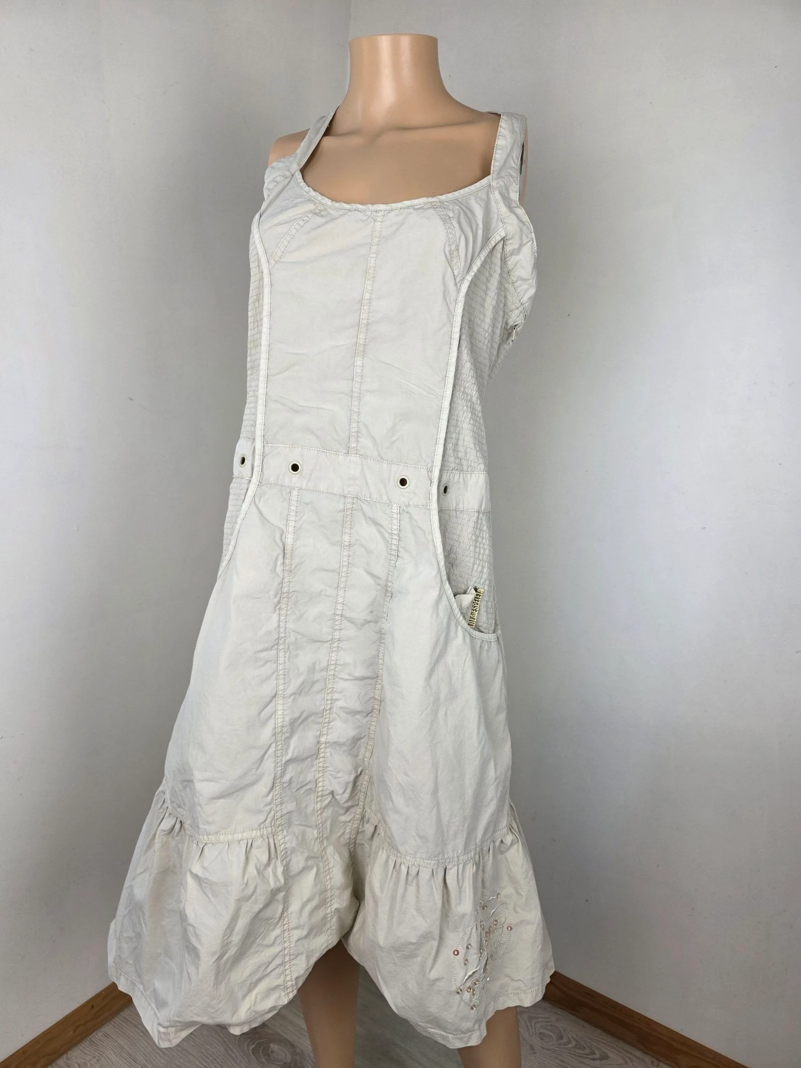 Vestido safari cottagecore fairycore estético con lentejuelas vintage y2k talla 38/40 – photo 17